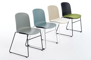 Auch ohne Sitzpolster kann der Kufenstuhl konfiguriert werden